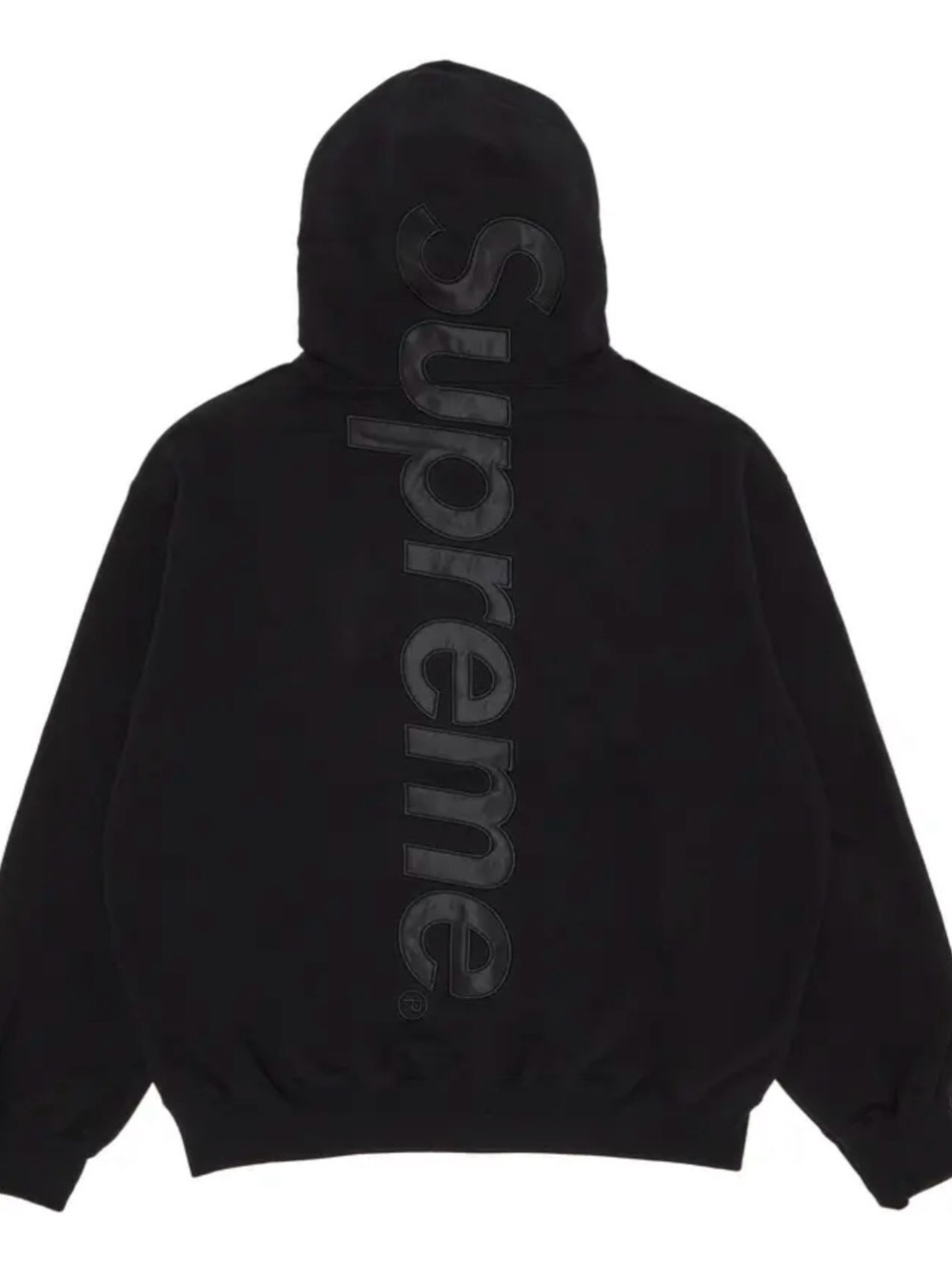 Supreme Satin Applique hooded sweatshirt FW23 NWOT Size XL